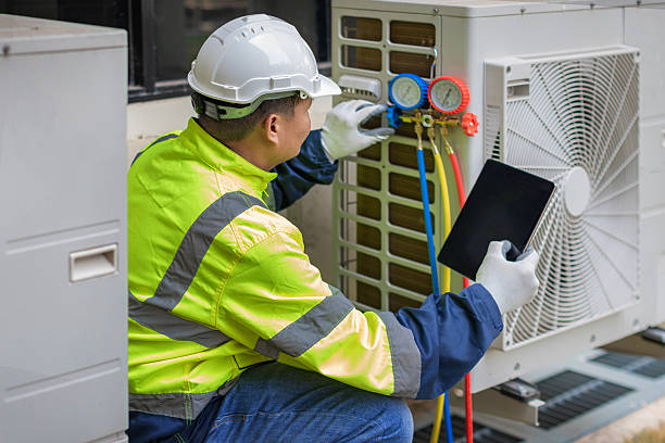 Professional Hvac Installation technician working in Marilla, NY